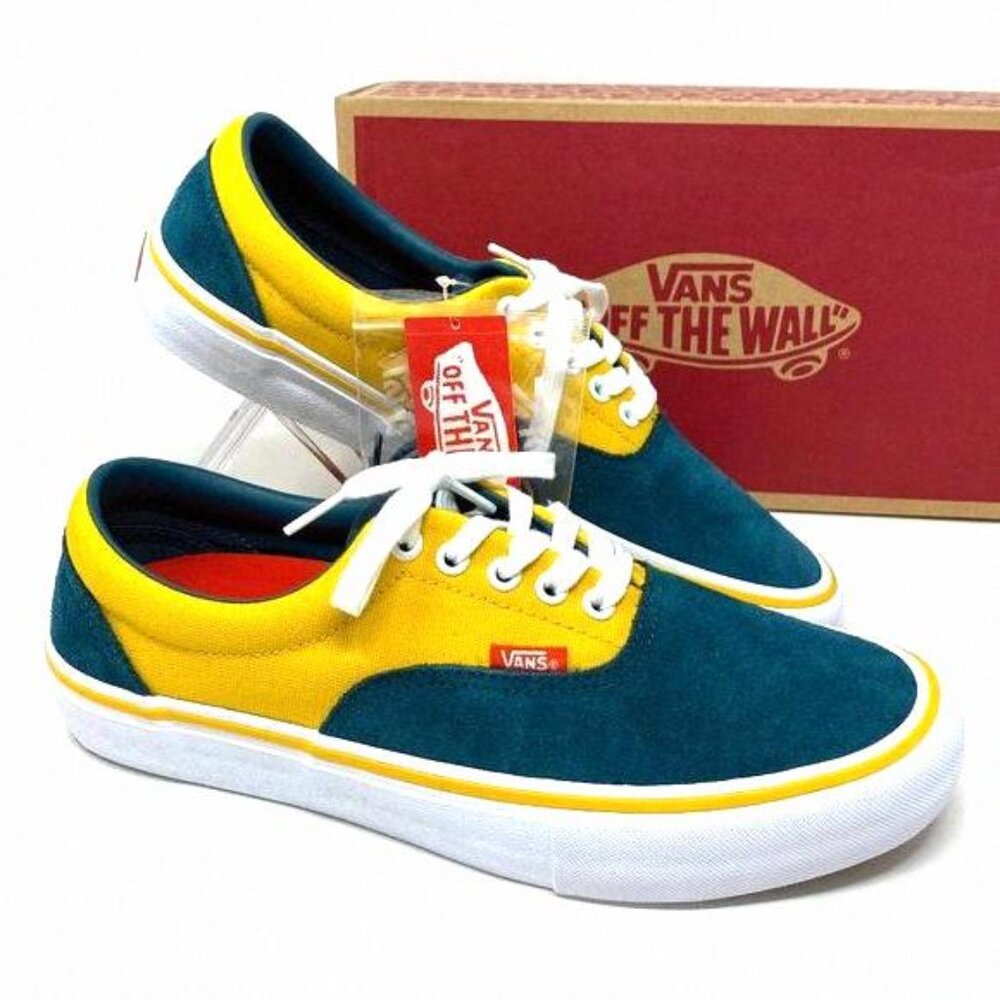 💖MEGA SALE💖VANS Era Pro Prime Atlantic Shoes VN0A347L0V1 Suede Gold Women’s